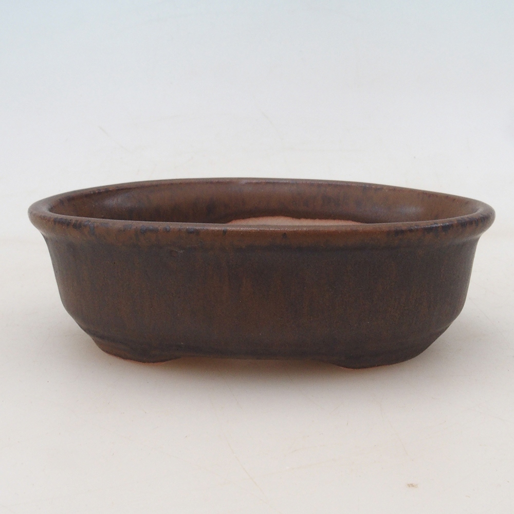 Ciotola per bonsai H04 - 10,5 x 7,5 x 3 cm - marrone