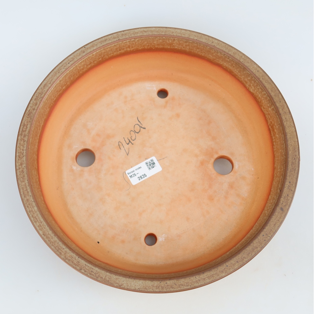 Ciotola in ceramica  30,5 x 30,5 x 7 cm, colore marrone
