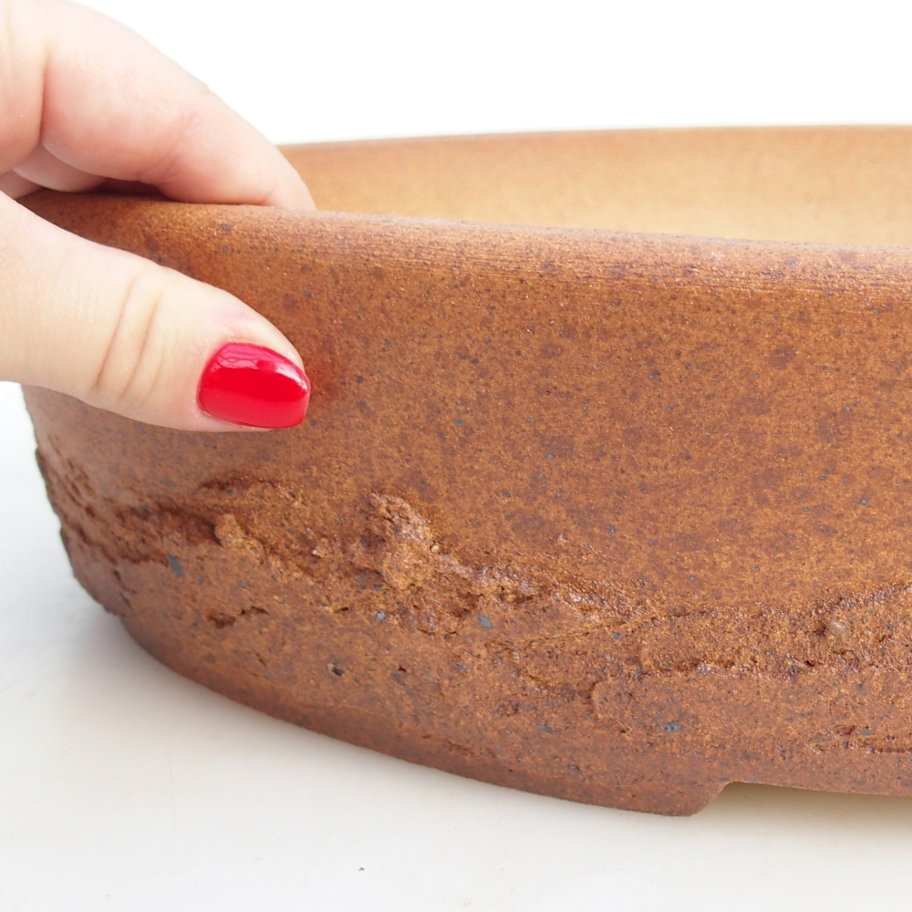 Ciotola per bonsai 38,5 x 31 x 8,5 cm , colore marrone