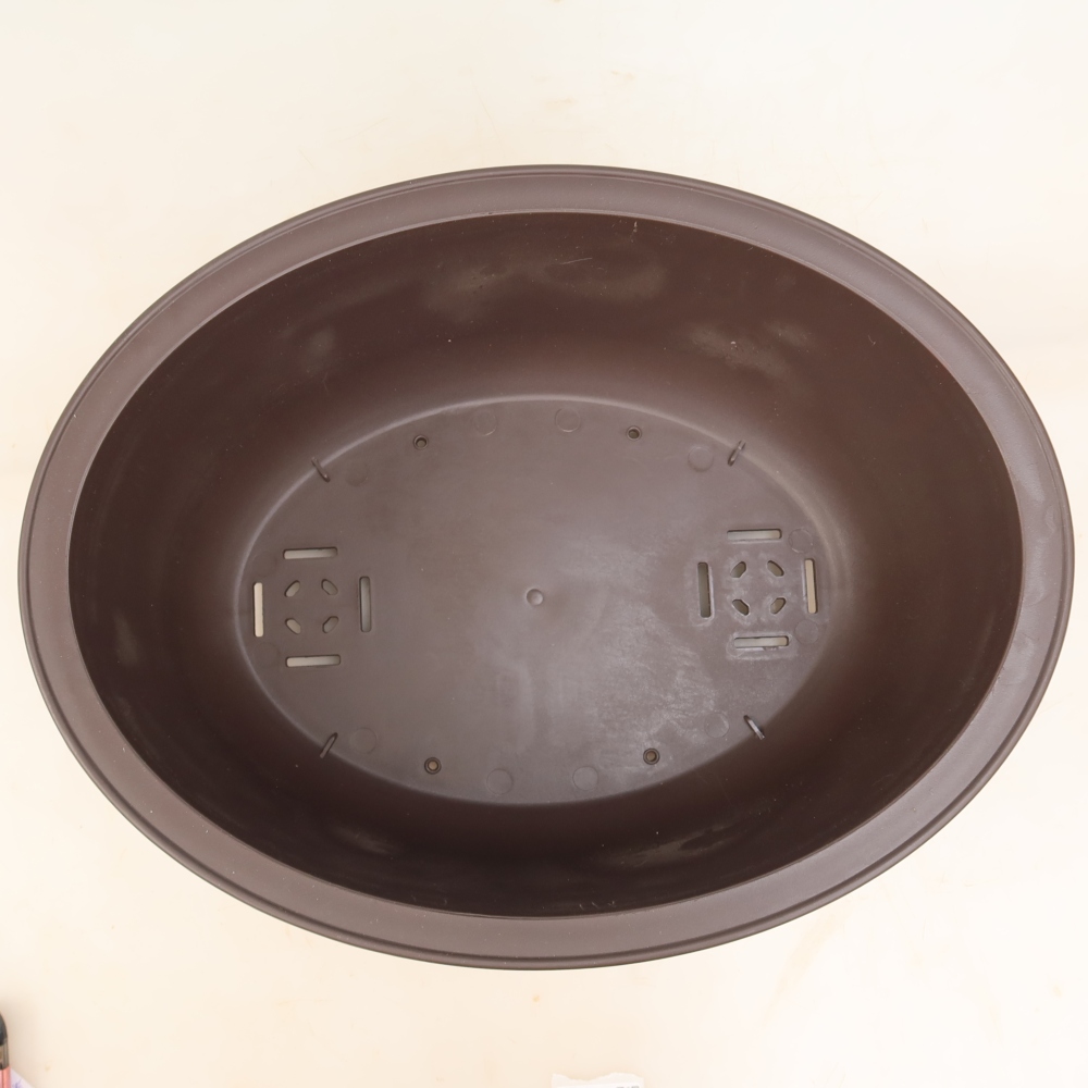 Vaso per bonsai in plastica MP-30 marrone - 39 x 30 x 14,5 cm
