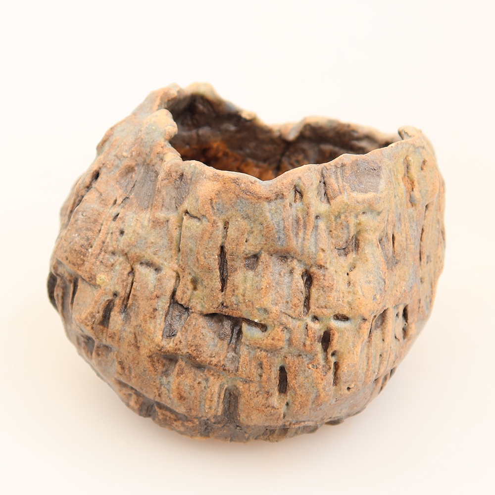 Guscio in ceramica  5,5 x 5 x 6 cm, colore blu