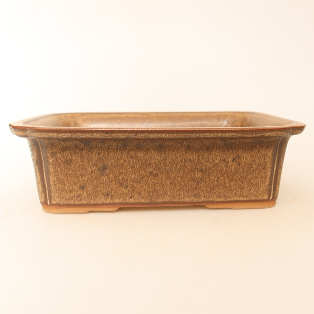Ciotola in ceramica  20 x 15,5 x 5,5 cm, colore marrone