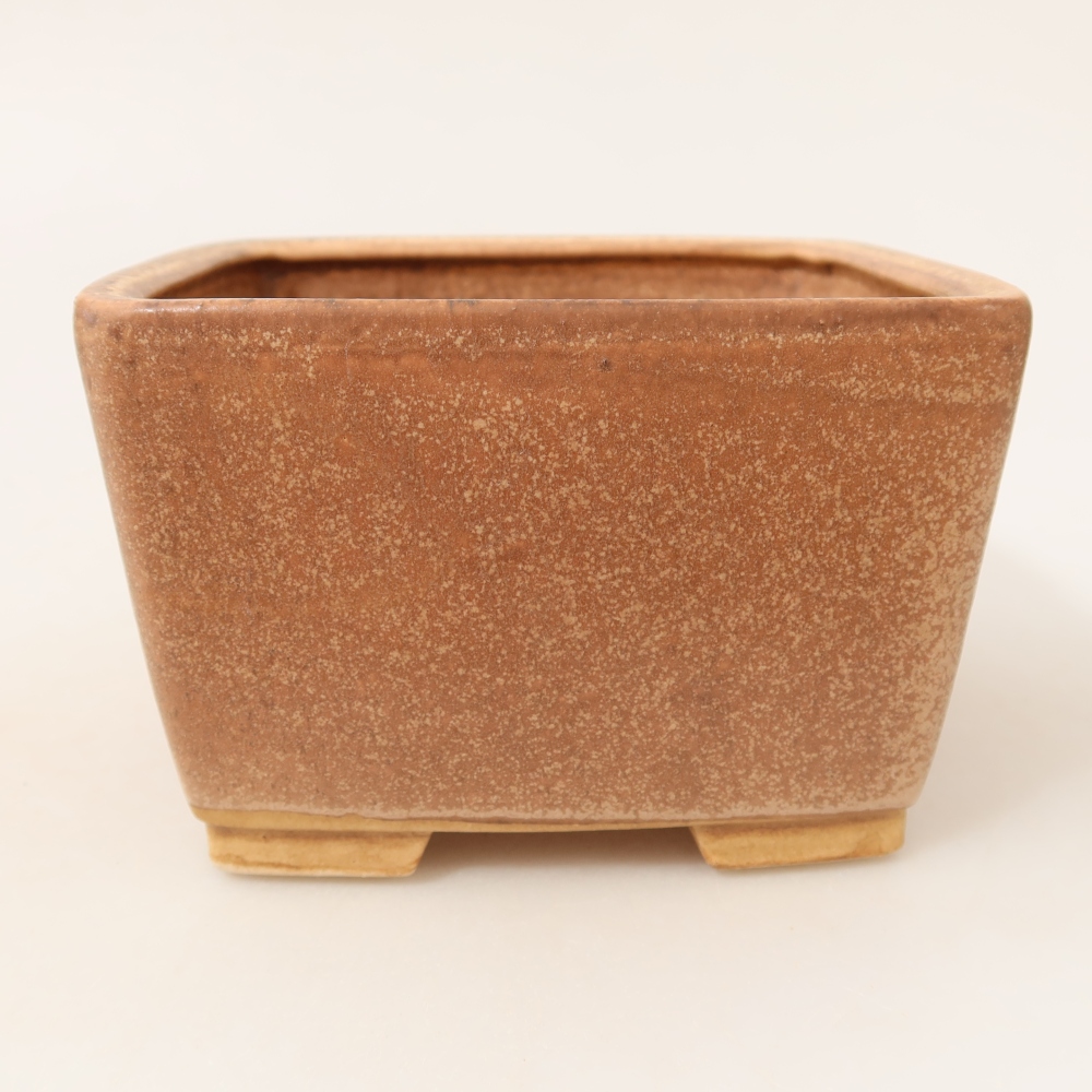 Ciotola bonsai in ceramica 13 x 13 x 8 cm, rosa