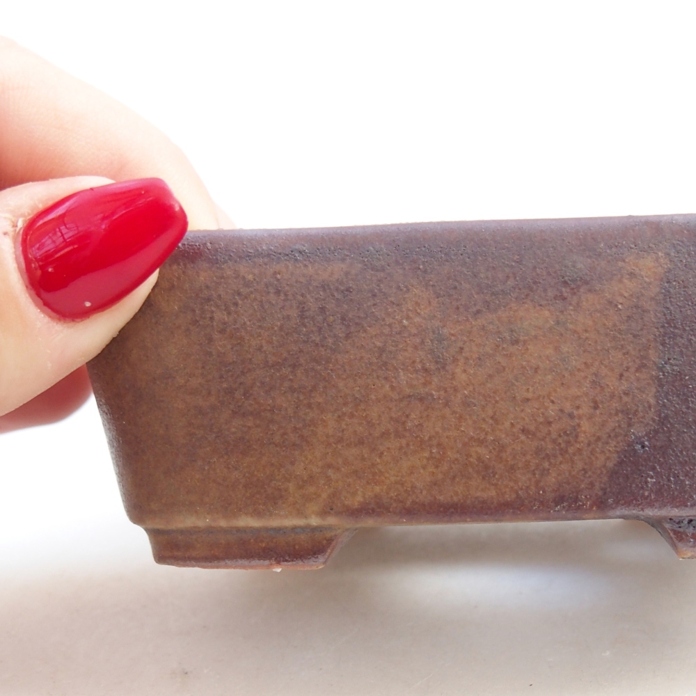 Ciotola bonsai in ceramica 26 x 26 x 8 cm, colore rosso