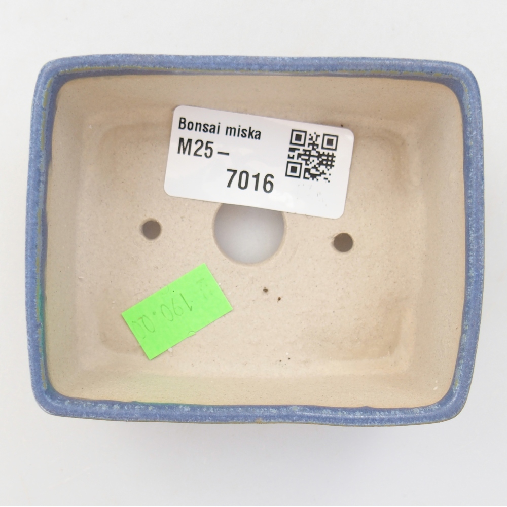 Ciotola bonsai in ceramica 26 x 26 x 8 cm, colore rosso