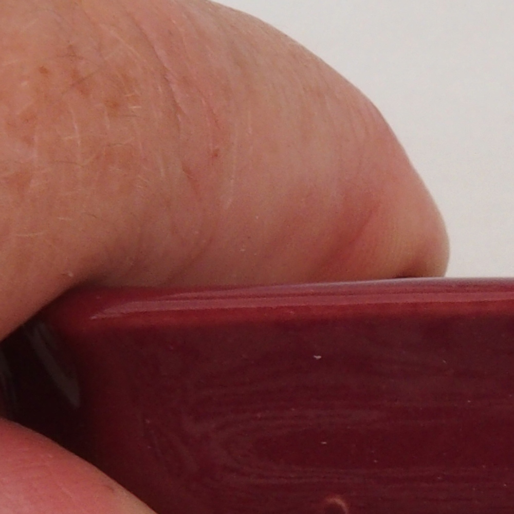 Ciotola mini bonsai 5,5 x 3,5 x 1,5 cm, bordeaux