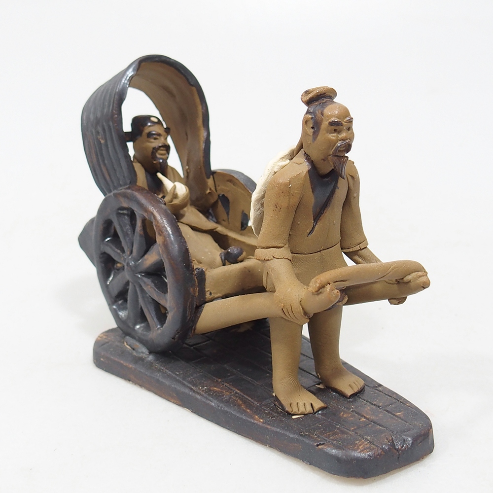 Statuetta in ceramica - carrozza