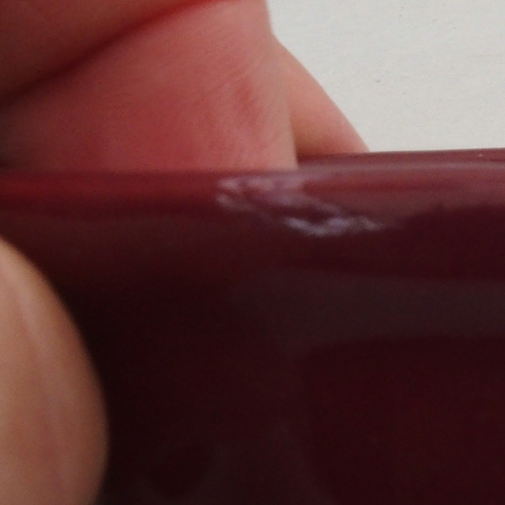 Mini bonsai 6 x 6 x 2,5 cm, bordeaux