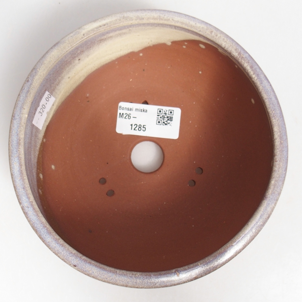 Ciotola per bonsai in ceramica 15 x 15 x 6 cm, colore blu
