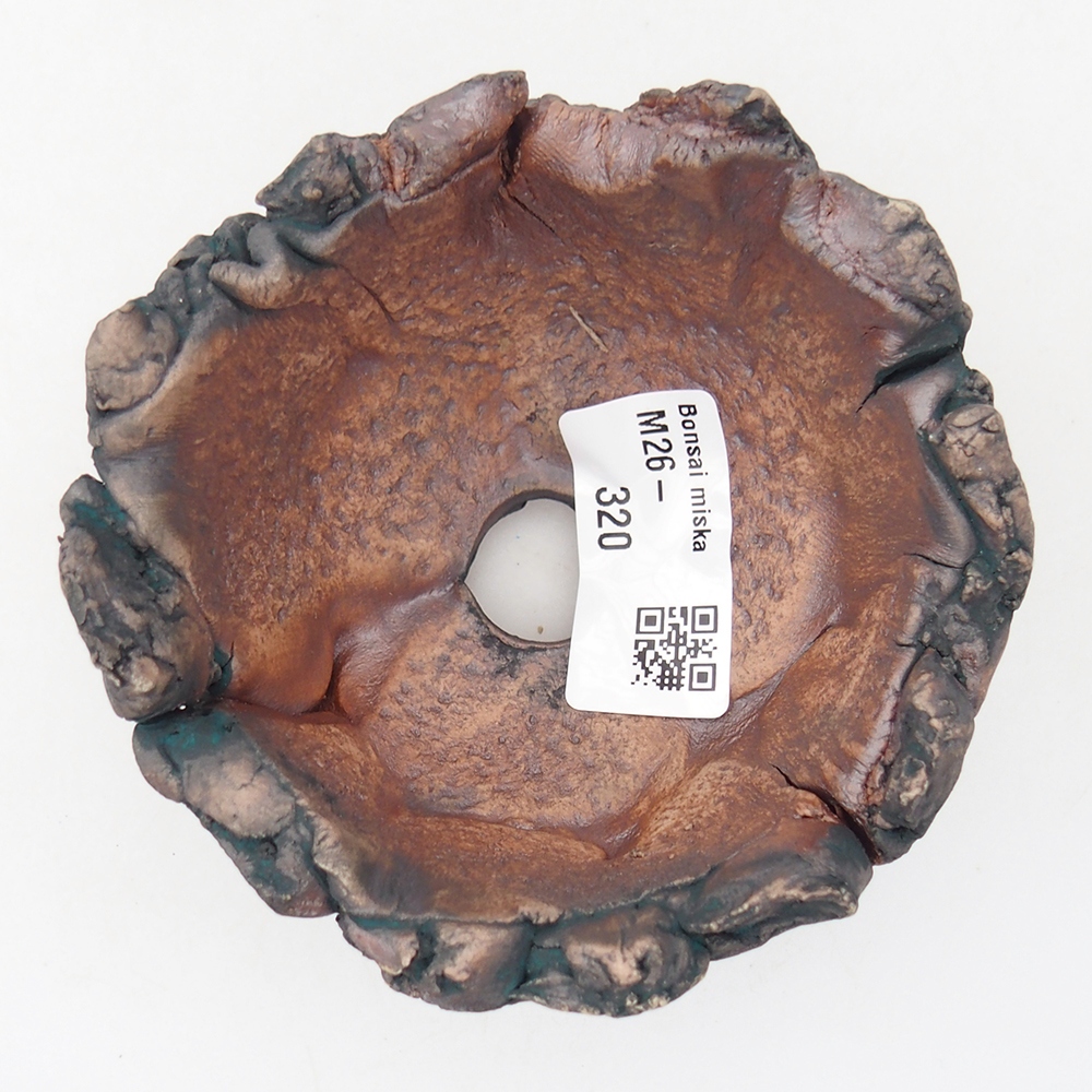 Conchiglia in ceramica 9,5 x 9 x 6 cm , colore verde