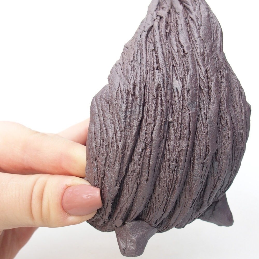 Conchiglia in ceramica 10 x 8 x 14,5 cm , colore metallizzato