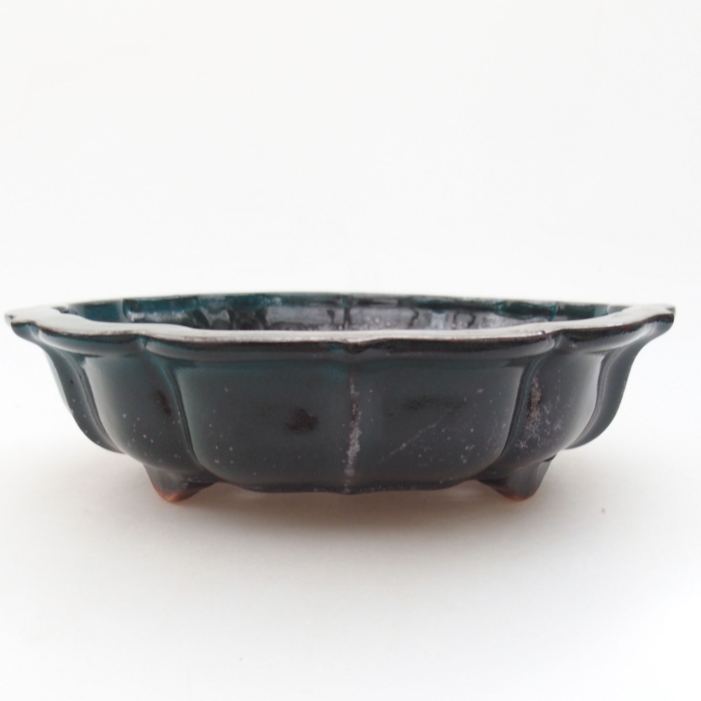 Ciotola bonsai in ceramica 22 x 17 x 5 cm, verde