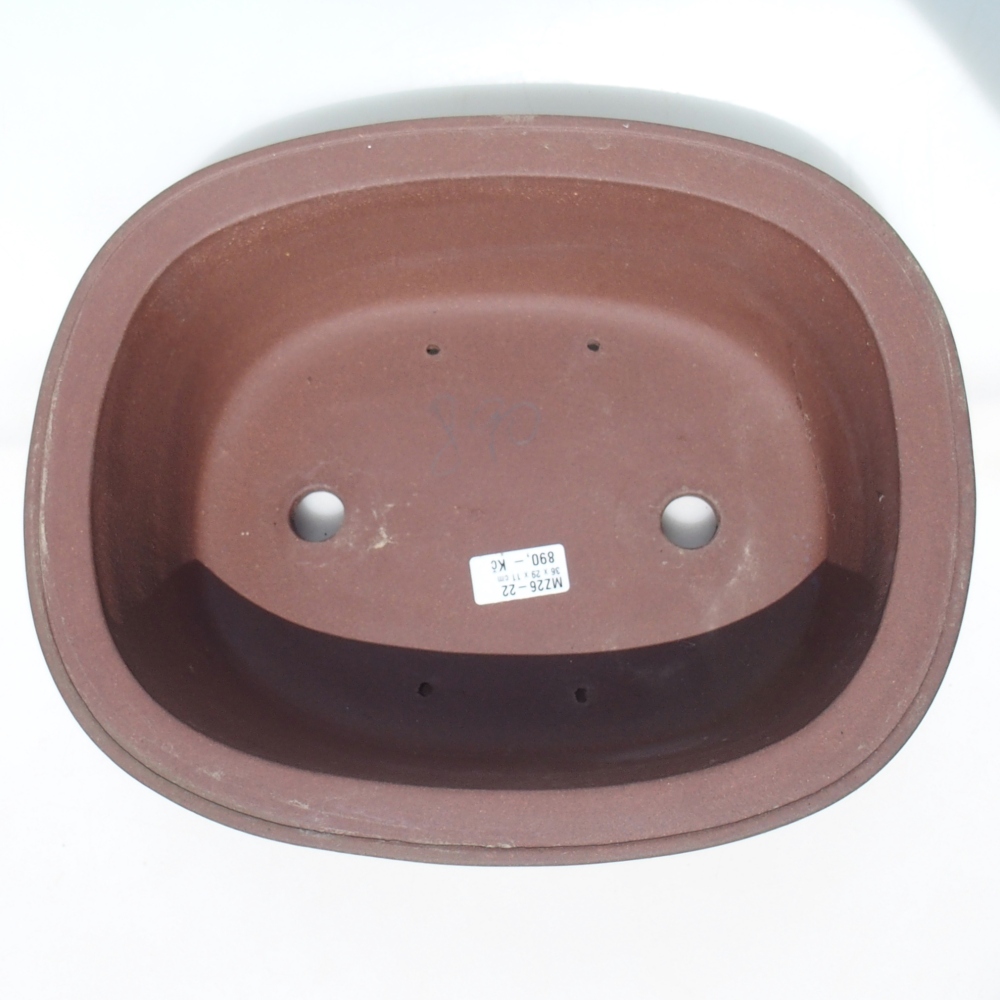 Ciotola per bonsai 36 x 29 x 11 cm - marrone