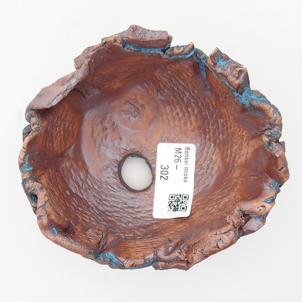 Conchiglia in ceramica 11,5 x 11 x 7,5 cm , colore blu