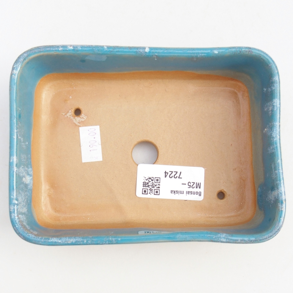 Ciotola bonsai in ceramica 26 x 26 x 8 cm, colore rosso