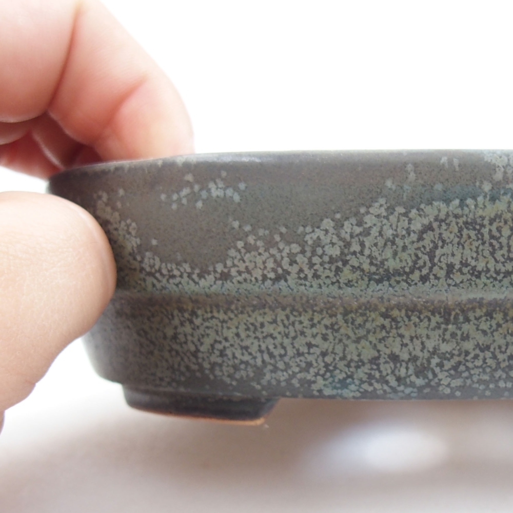 Ciotola bonsai in ceramica 22 x 17 x 5 cm, verde