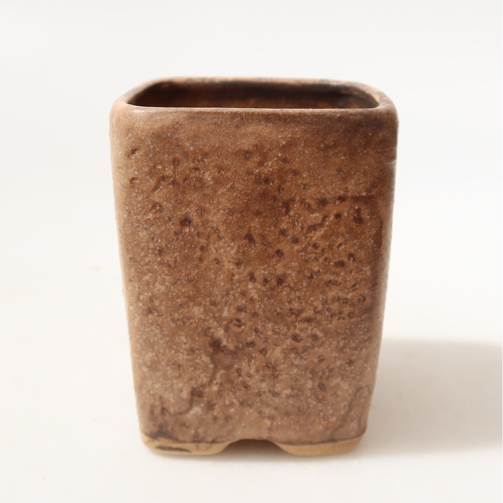 Vaso da bonsai in ceramica 5 x 5 x 6,5 cm, colore rosa