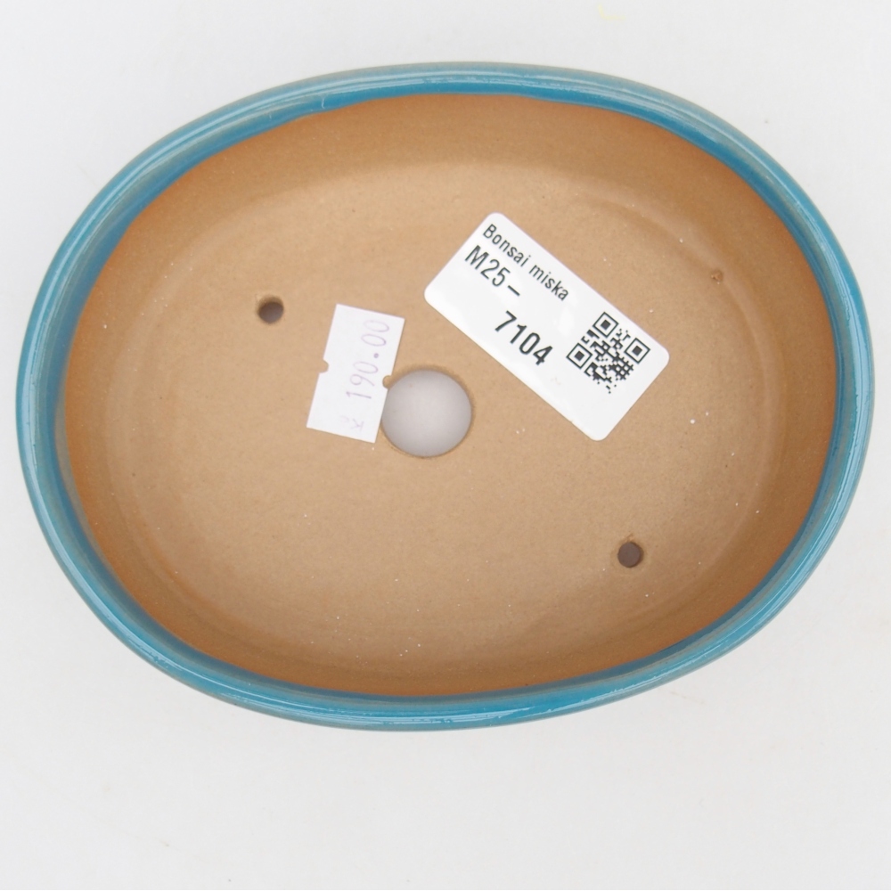 Ciotola bonsai in ceramica 26 x 26 x 8 cm, colore rosso