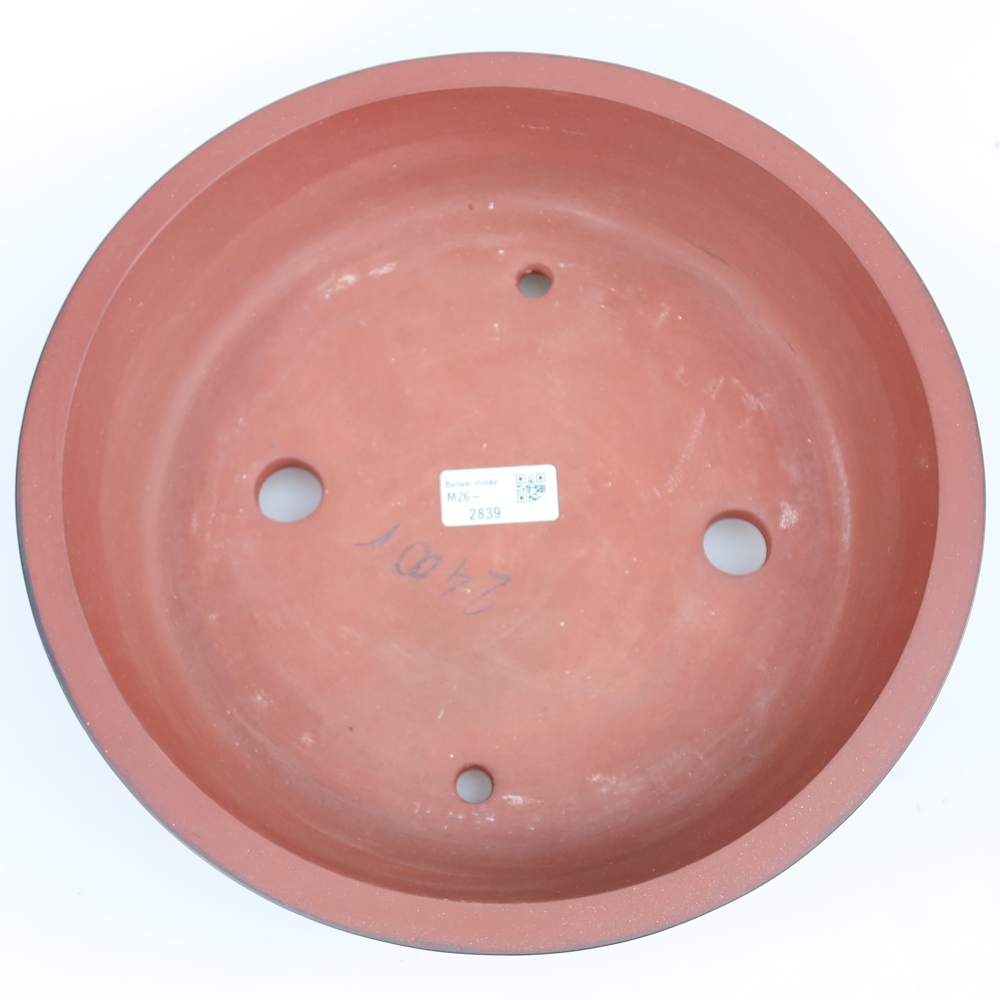 Ciotola in ceramica  30,5 x 30,5 x 7 cm, colore mattone