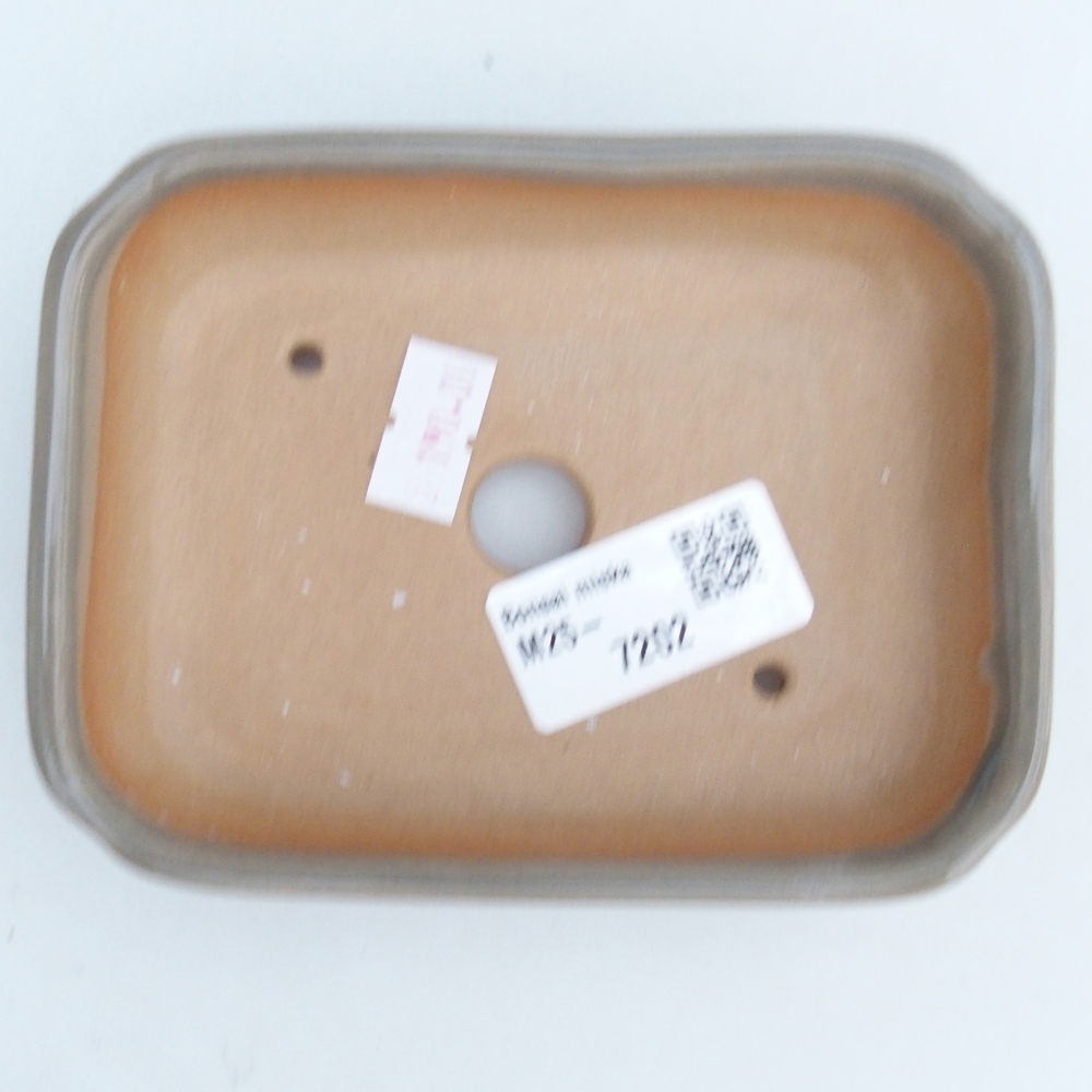 Ciotola bonsai in ceramica 26 x 26 x 8 cm, colore rosso