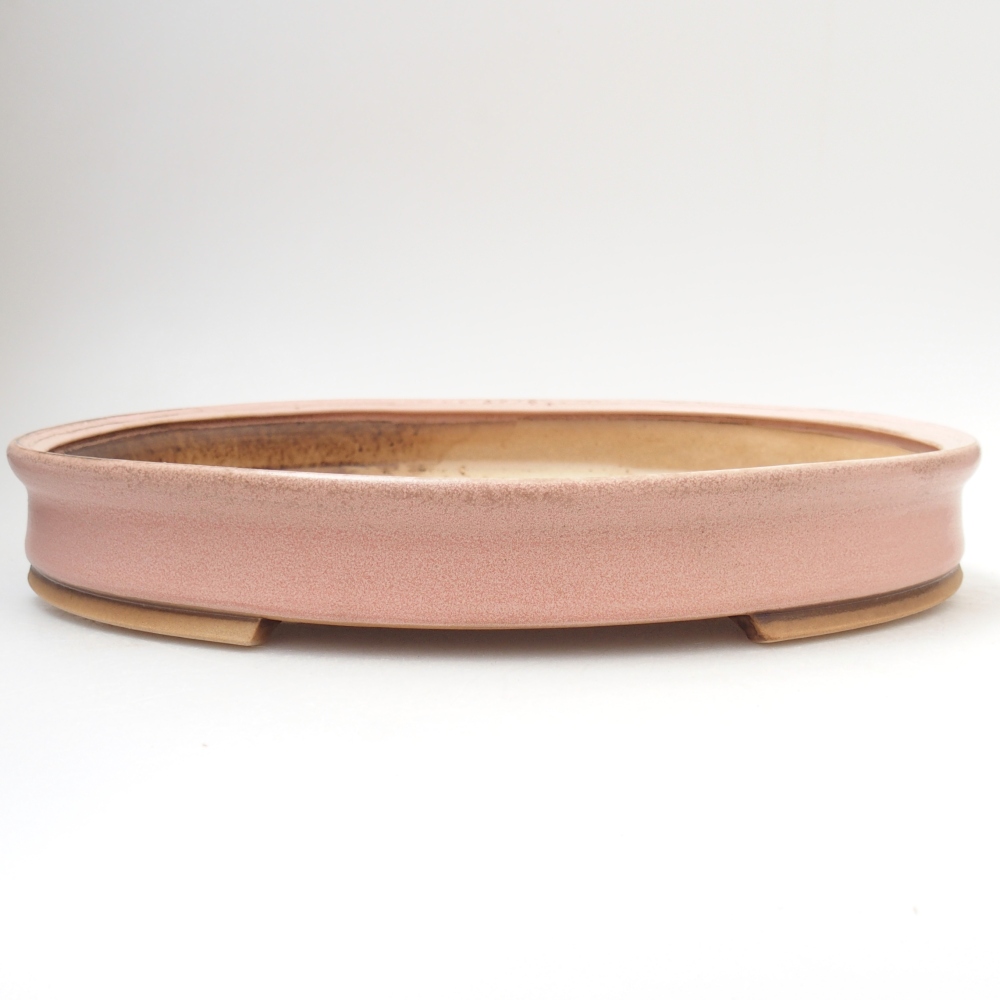Ciotola bonsai in ceramica 30 x 26,5 x 4 cm, rosa
