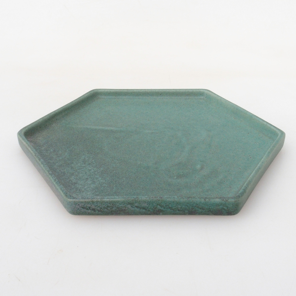 Piattino in ceramica H53 -18,5 x 17 x 1 cm - verde