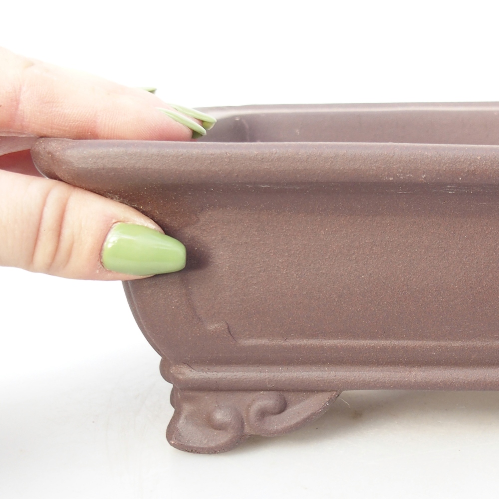 Ciotola 24 x 16 x 8 cm marrone