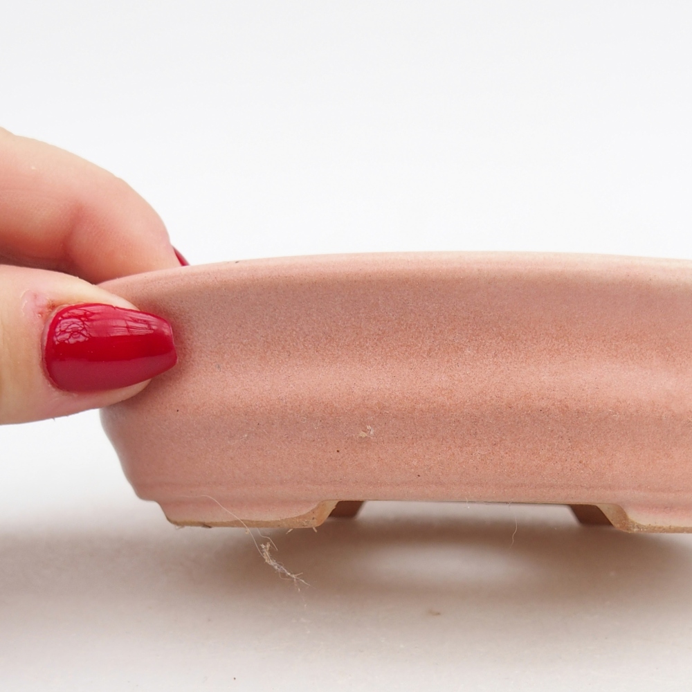 Ciotola bonsai in ceramica 26 x 26 x 8 cm, colore rosso