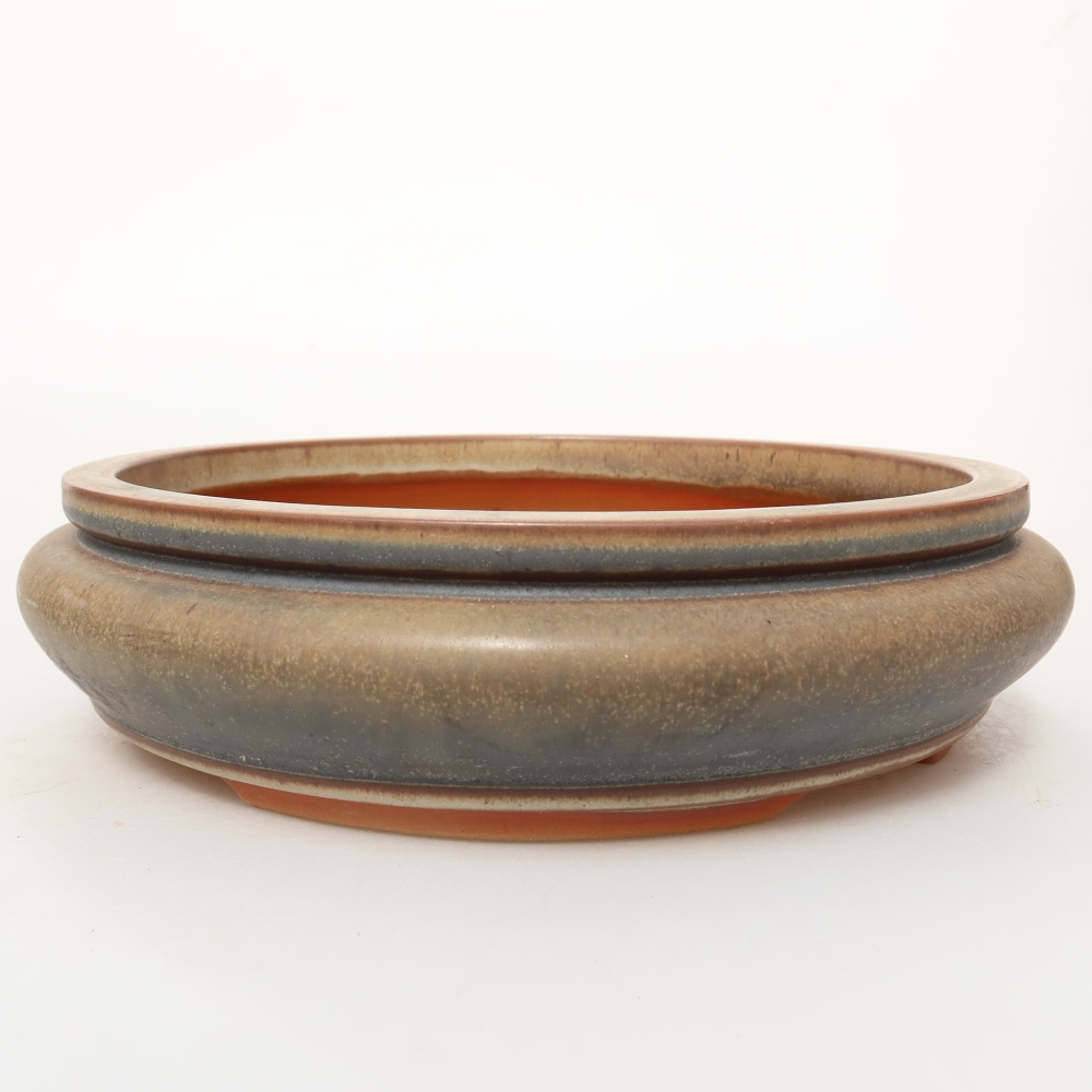 Conchiglia in ceramica 23 x 23 x 7 cm , colore marrone