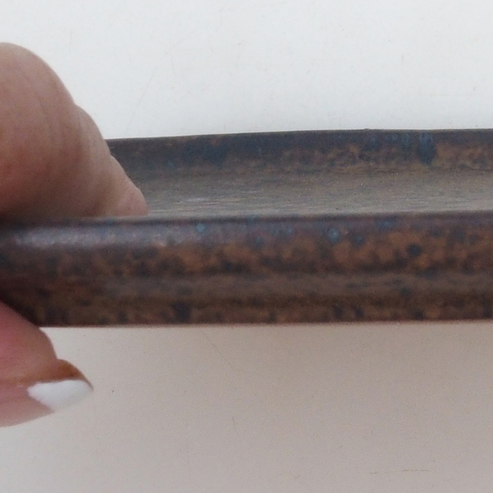 Ciotola in ceramica H37 -14,5 x 13 x 1 cm - marrone