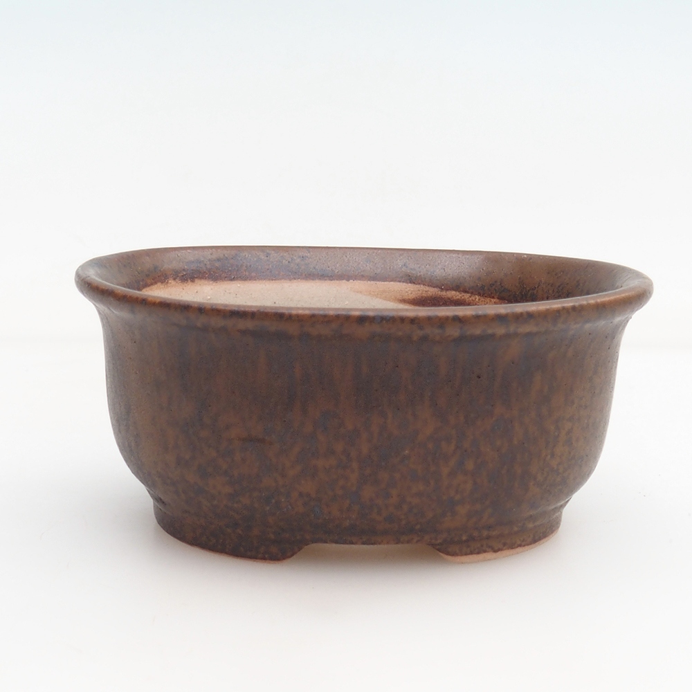 Ciotola bonsai + piattino H11 - 11,5 x 10 x 4 cm - verde