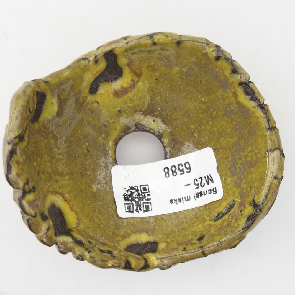 Conchiglia in ceramica 8,5 x 8 x 6 cm , giallo