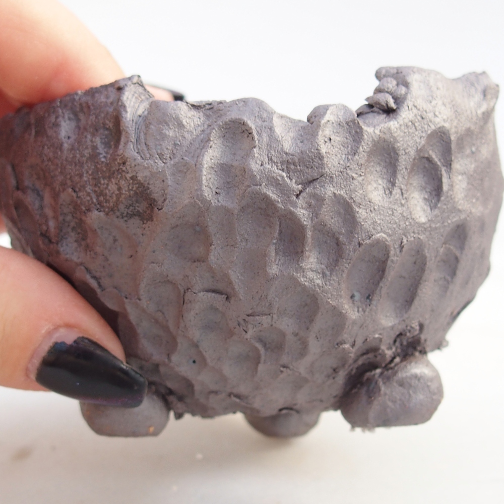 Conchiglia in ceramica 9 x 9 x 6,5 cm, colore metallizzato