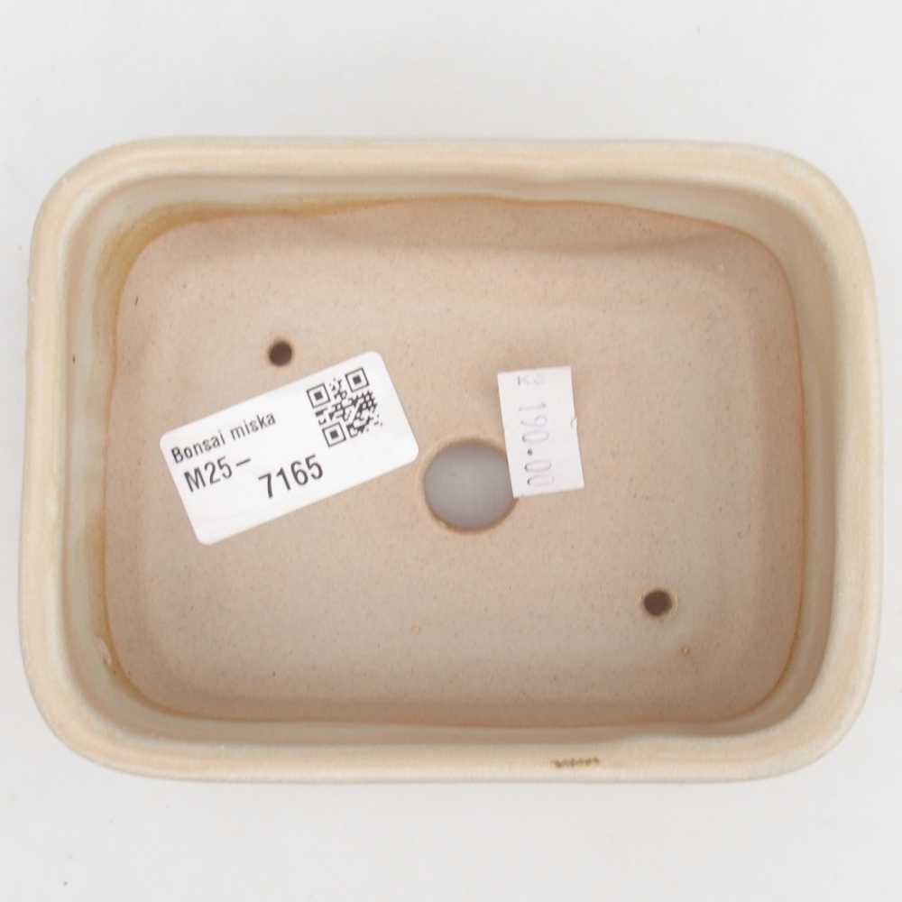 Ciotola bonsai in ceramica 26 x 26 x 8 cm, colore rosso