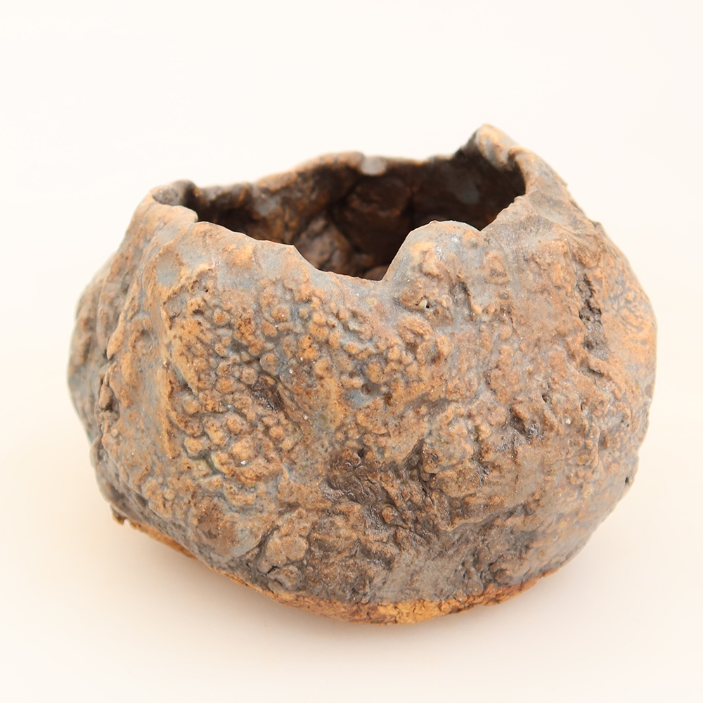 Guscio in ceramica  4,5 x 4 x 6 cm, colore blu