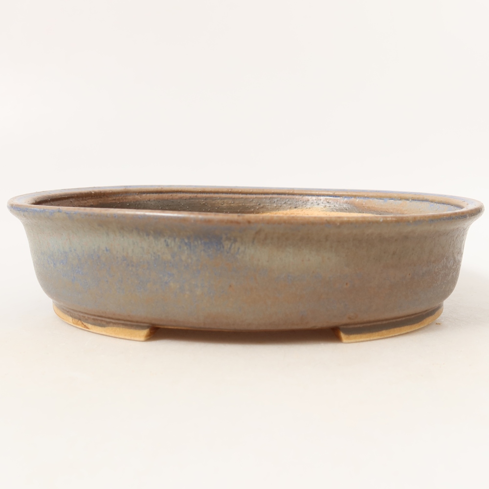 Ciotola bonsai in ceramica 21 x 19 x 5 cm, colore blu