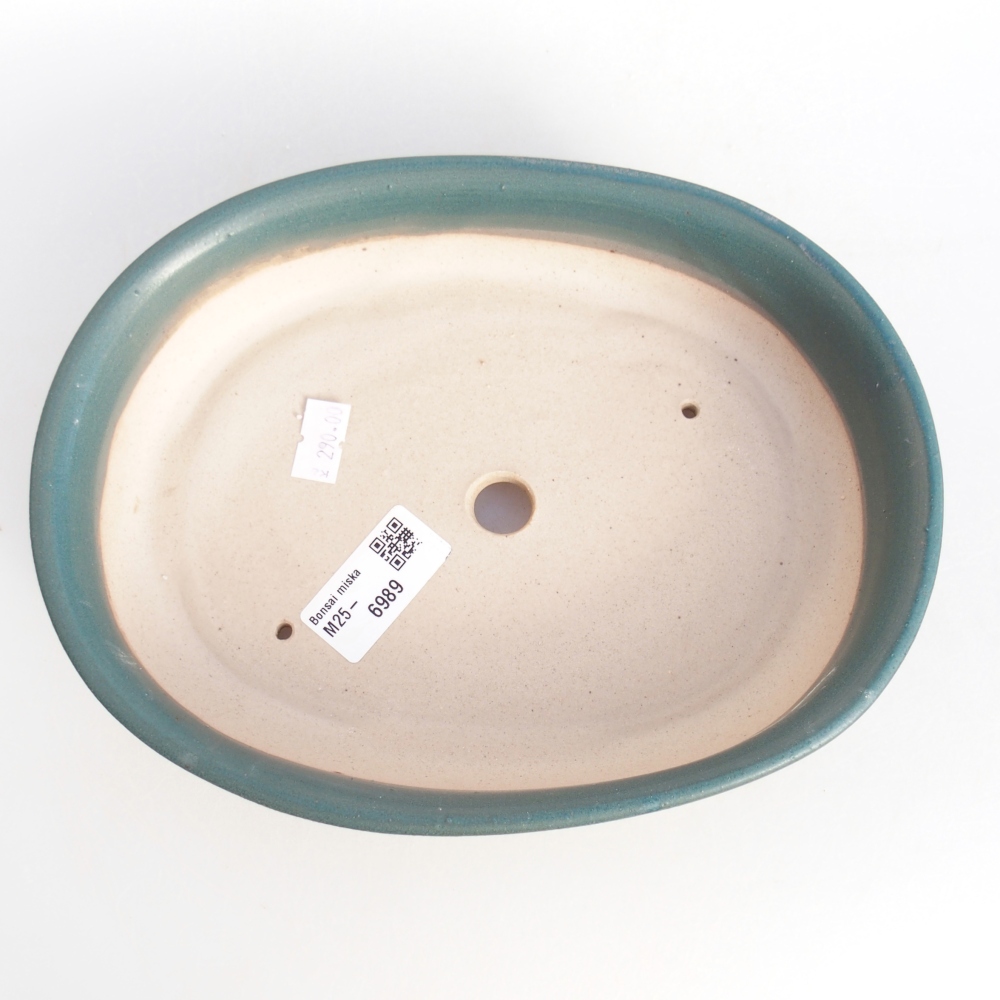 Ciotola bonsai in ceramica 26 x 26 x 8 cm, colore rosso