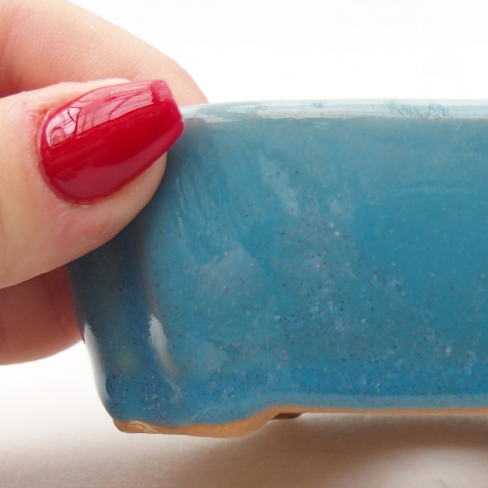 Ciotola bonsai in ceramica 26 x 26 x 8 cm, colore rosso