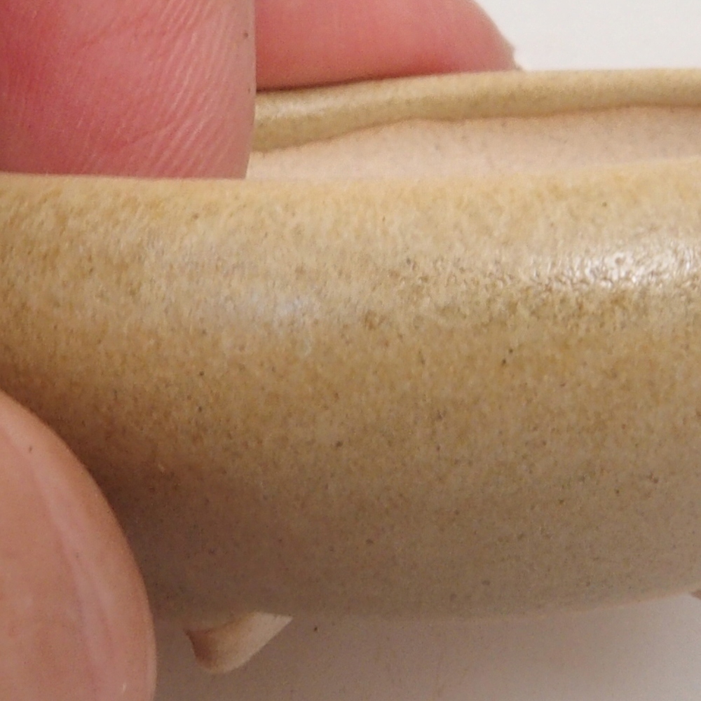 Ciotola per mini bonsai 5 x 5 x 2 cm, marrone