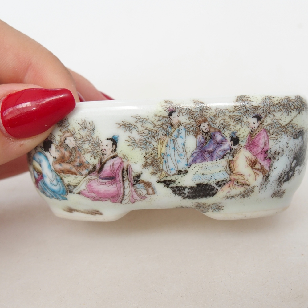 Mini bonsai 8 x 6 x 3 cm, bianco