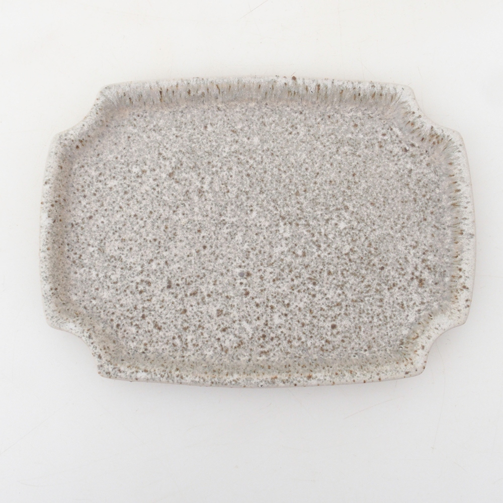 Ciotola bonsai + piattino H17 - 15 x 10 x 4 cm - beige