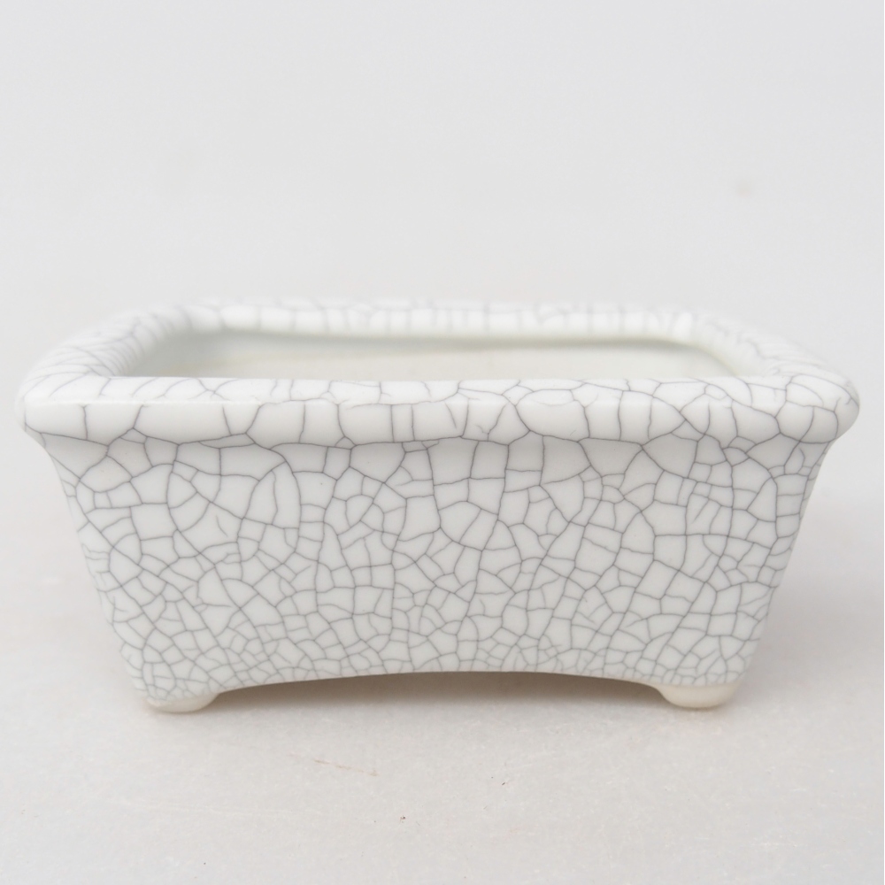 Ciotola per mini bonsai 8 x 6,5 x 3,5 cm, colore raku