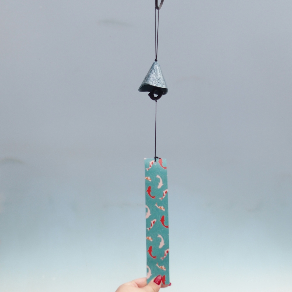 Campana in metallo, colore blu