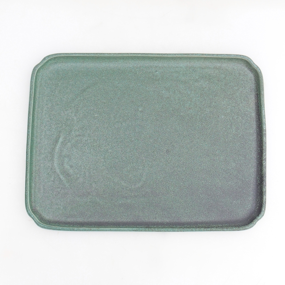 Ciotola in ceramica H07 - 28 x 19 x 1,5 cm - marrone