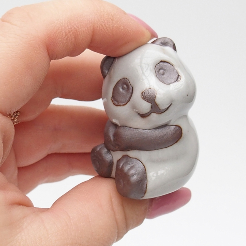 Statuetta in ceramica - Panda