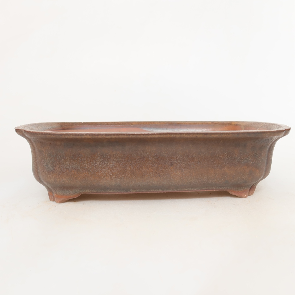 Ciotola in ceramica  24 x 17 x 6 cm, colore marrone