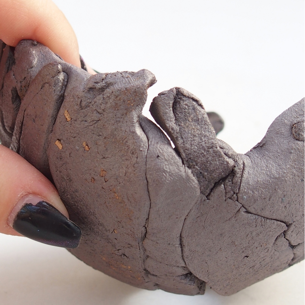 Conchiglia in ceramica 10,5 x 10 x 7,5 cm , colore metallizzato