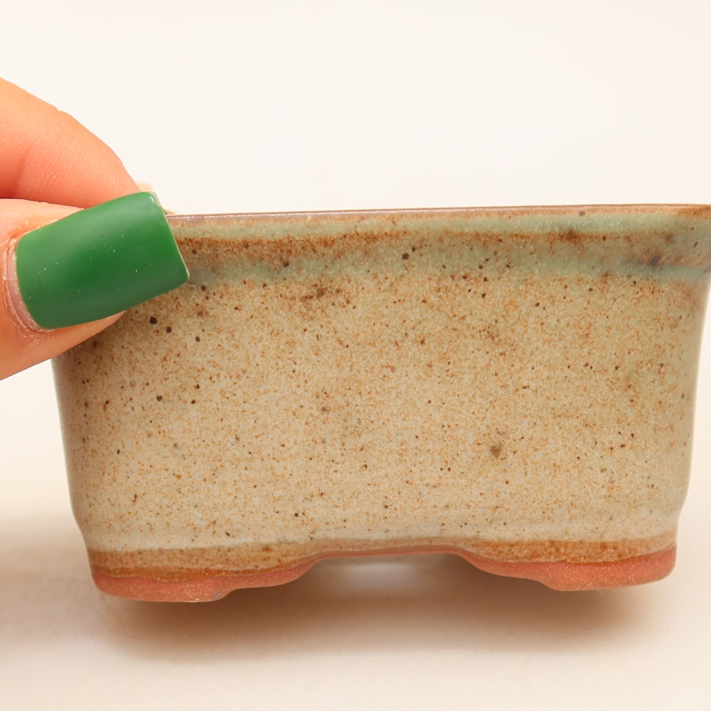 Ciotola in ceramica  9 x 6,5 x 4,5 cm, colore beige