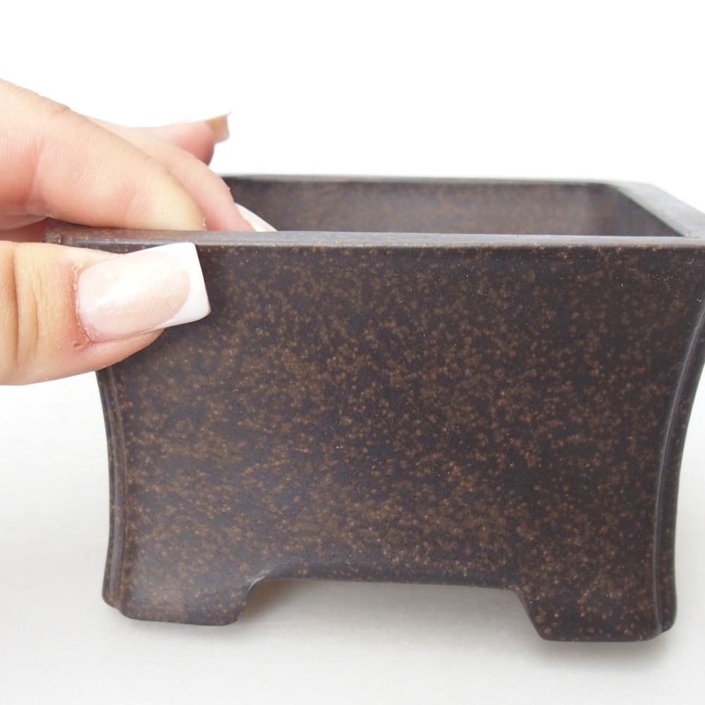 Ciotola 11 x 11 x 6,5 cm marrone ocra