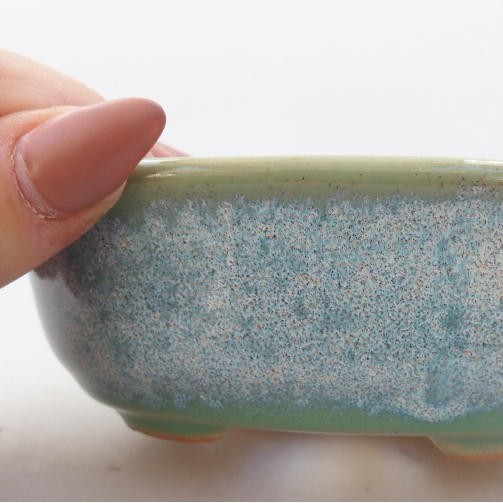 Ciotola bonsai in ceramica 26 x 26 x 8 cm, colore rosso